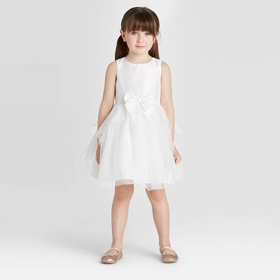 girls off white dress