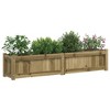 vidaXL Garden Planter 59.1"x12.2"x12.2" Impregnated Wood Pine - 4 of 4
