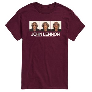 Men's - John Lennon - Glasses Portrait Short Sleeve Graphic T-Shirt - 1 of 4