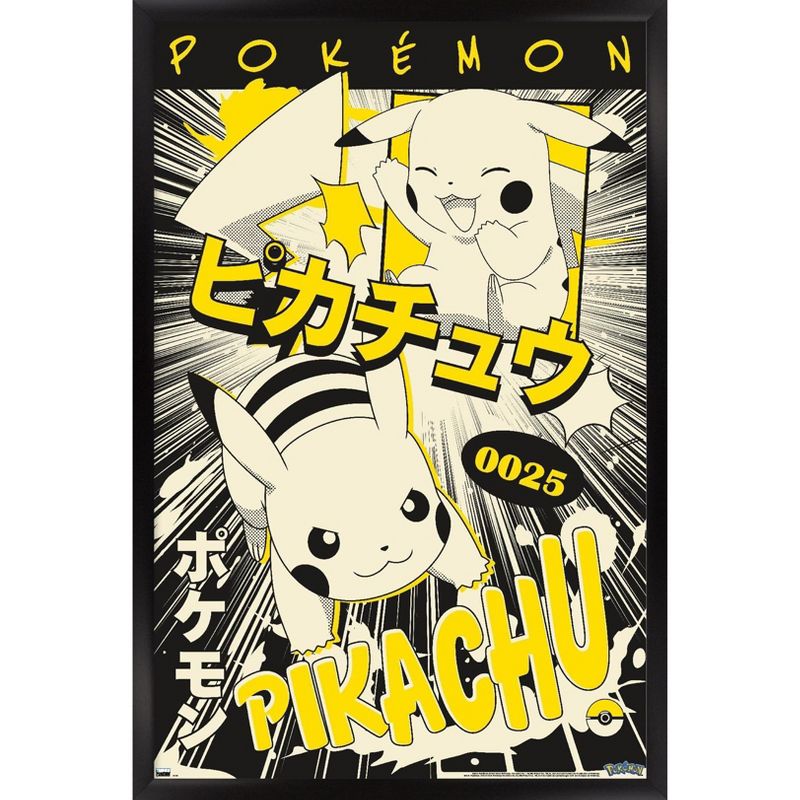 Trends International Pokémon - Pikachu Anime Framed Wall Poster Prints, 1 of 7