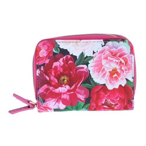 In Bloom Flower Small Compact Wallet