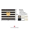 50ct 6 Designs Bulk Thank You and All Occasion Blank Cards with Envelopes Black and Gold - 2 of 4