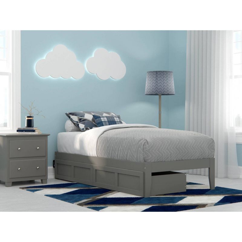 Colorado Bed with USB Turbo Charger and 2 Drawers - AFI, 3 of 8