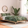 Watercolor Pines Spruces Green Comforter Set - Deny Designs - image 2 of 2