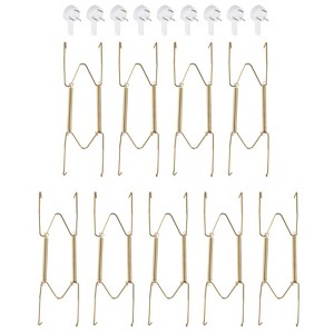 Unique Bargains Stainless Steel Invisible Design Tip Protector Wall Plate Hangers - 1 of 4