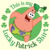 Men's SpongeBob SquarePants St. Patrick's Day This is my Lucky Patrick Shirt T-Shirt - 2 of 4