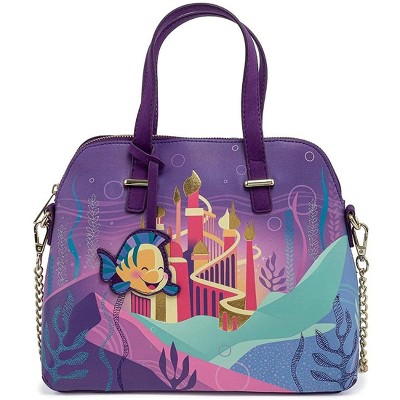Disney Loungefly Disney The Little Mermaid Ariel Castle Crossbody Purse — фото 4