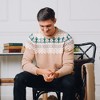 Hope & Henry Men's  Crew Neck Fair Isle Sweater - 2 of 4