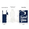 Big Dot of Happiness Navy Blue Elegantly Simple - Guest Party Favor Boxes - Set of 12 - 2 of 4