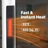 ROVSUN 1500W Electric Space Heater w/ Remote & APP Control,scillating,Tip-over & Overheat Protection for Indoor Ues Bedroom Living Room - 2 of 4