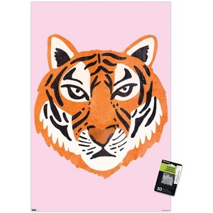 Trends International Illustrated Cool Tiger Unframed Wall Poster Prints - 1 of 4