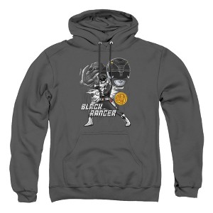 Power Rangers Black Ranger Adult Pull-Over Hoodie - 1 of 4