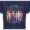 Women's - Barbie - Exactly Who Im Meant To Be Neon Short Sleeve Graphic T-Shirt - 2 of 4