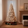 HomeRoots 6' Pre Lit Full Flocked Spruce Christmas Tree - 2 of 4