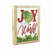 Gallerie II Embellished Joy/World Shelf Sitter Block - 2 of 3