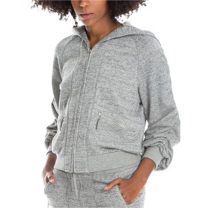 Max Studio London Womens Heathered Hoodie Sweatshirt - 1 of 1