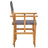 vidaXL Director's Chair - Solid Acacia Wood - Weather-Resistant - Folding Design - 3 of 4