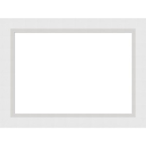 Amanti Art Blanco White Framed Dry Erase Magnetic Board - 1 of 4