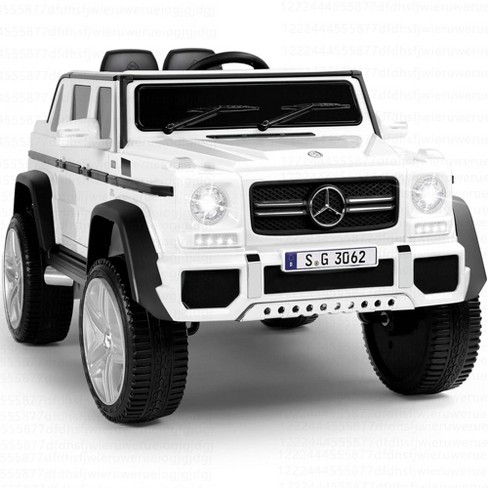 Costway Mercedes Benz 12V Electric Kids Ride On Car RC Remote Control W Trunk White