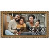 PosterPalooza | 36x20 Wood Antique Frame with UV Acrylic, 4 Finishes: Bronze, Gold, Silver, and Black - 2 of 4