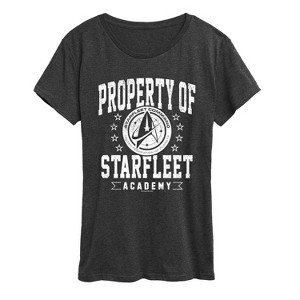 Women's - Star Trek - Property of Starfleet Short Sleeve Graphic T-Shirt - 1 of 4