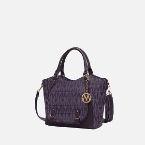 MKF Collection Fula Signature Crossbody Satchel – Vegan Leather Handbag by Mia K - 1 of 4