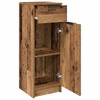 CLIHOME Freestanding Bathroom Storage Cabinet with Drawer Engineered Wood Standard - 3 of 4