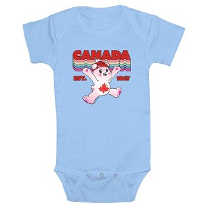 Infant's Care Bears True North Bear Canada Est. 1867 Bodysuit - 1 of 3