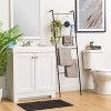 IRIS USA 5 ft. Blanket Ladder with Hanging Hooks, Metal Stylish Quilt Ladder and Towel Drying Rack - image 2 of 4