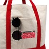 University Of Central Missouri Primary Logo Canvas Tote Bag With External Pocket, Reusable Shoulder Bag for Shopping, School, Beach - 2 of 4