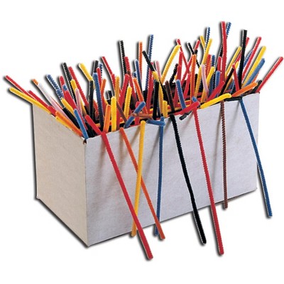 Creativity Street Jumbo Chenille Stems Classroom Pack, 1/8 x 12 Inches, Various Color, Pack of 1000