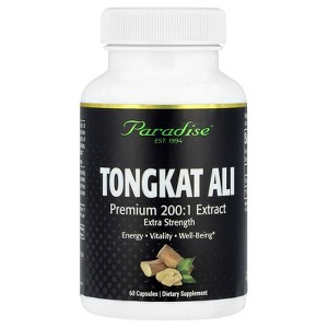 Paradise Herbs Tongkat Ali, 60 Capsules (250 mg per Capsule) - 1 of 4