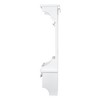 Chery Life White Coat Racks with 3 Hooks, Wall-Mounted Storage Vanity with Drawers & Hooks, Space-Saving - 4 of 4