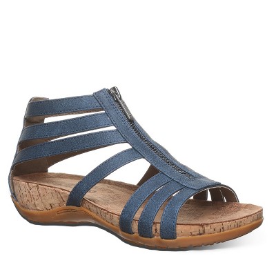 Bearpaw Women's Layla II White Metallic Sandals