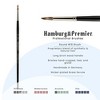 Creative Mark Hamburg Premiere Professional Oil Painting Brushes - Round Oil Paint Brush - Handmade in Germany, Natural & Synthetic Hair Blend, Long - 2 of 4
