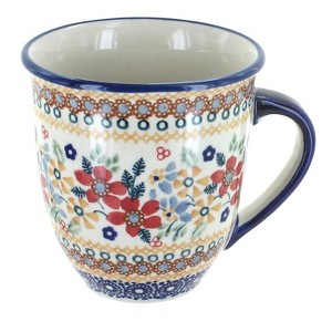 Blue Rose Polish Pottery K106 Manufaktura Breakfast Mug - 1 of 2