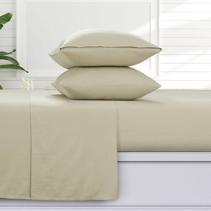 170 GSM Extra Deep Pocket Flannel Sheet Set - Azores Home, 1 of 5