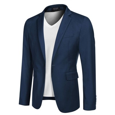 COOFANDY Mens Sport Coat Casual Blazer One Button Business Suit Jacket