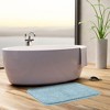 PiccoCasa Plush Shaggy Non-Slip Bath Mat Thick Bathroom Rug Show Door Mat Carpet - 2 of 4