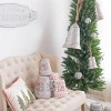 FURNIinspire Decorative Holiday Scene Props 2 Pack Bell Christmas Tree Hanging Decor Accents Holiday Display for Party, Silver, 6.3"*6.3"*7.9" - 4 of 4