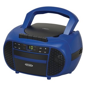 JENSEN® Portable CD Music System with Cassette Player/Recorder and AM/FM Stereo Radio, CD-550 - 1 of 4