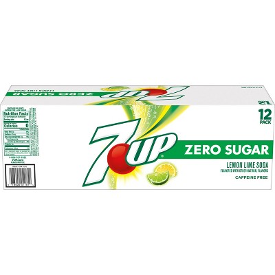 7UP Zero Sugar Lemon Lime Soda - 12pk/12 fl oz Cans_7