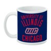 UIC Flames Ceramic Coffee Mug, Novelty Gift Mugs for Coffee, Tea and Hot Drinks, 11oz, White - 3 of 4