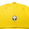 Dalix Lil Alien Embroidered Cotton Cap Outdoor Space Nature Dad Hat Mens - 2 of 4