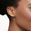 Ross-Simons 18kt Gold Over Sterling Heart Ear Climbers - 2 of 4