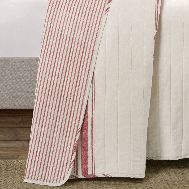 Farmhouse Striped Reversible Quilt Bedding Set - Lush Décor, 5 of 15