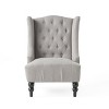 NicBex Accent Chair Upholstered Wingback Chair Sofa Chair Comfy Chair Reading Chair for Living Room, Bedroom - 3 of 4