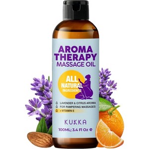 Kukka Aromatherapy Massage Oil for Massage Therapy - 3.38 Fl Oz - 1 of 4