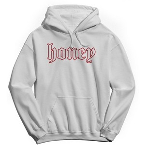 Rerun Island Men's Honey Gothic Long Sleeve Graphic Cotton Sweatshirt Hoodie - 1 of 4
