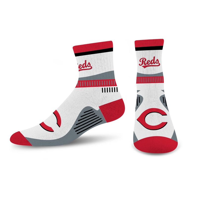 MLB Cincinnati Reds Large Quarter Socks, 1 of 5